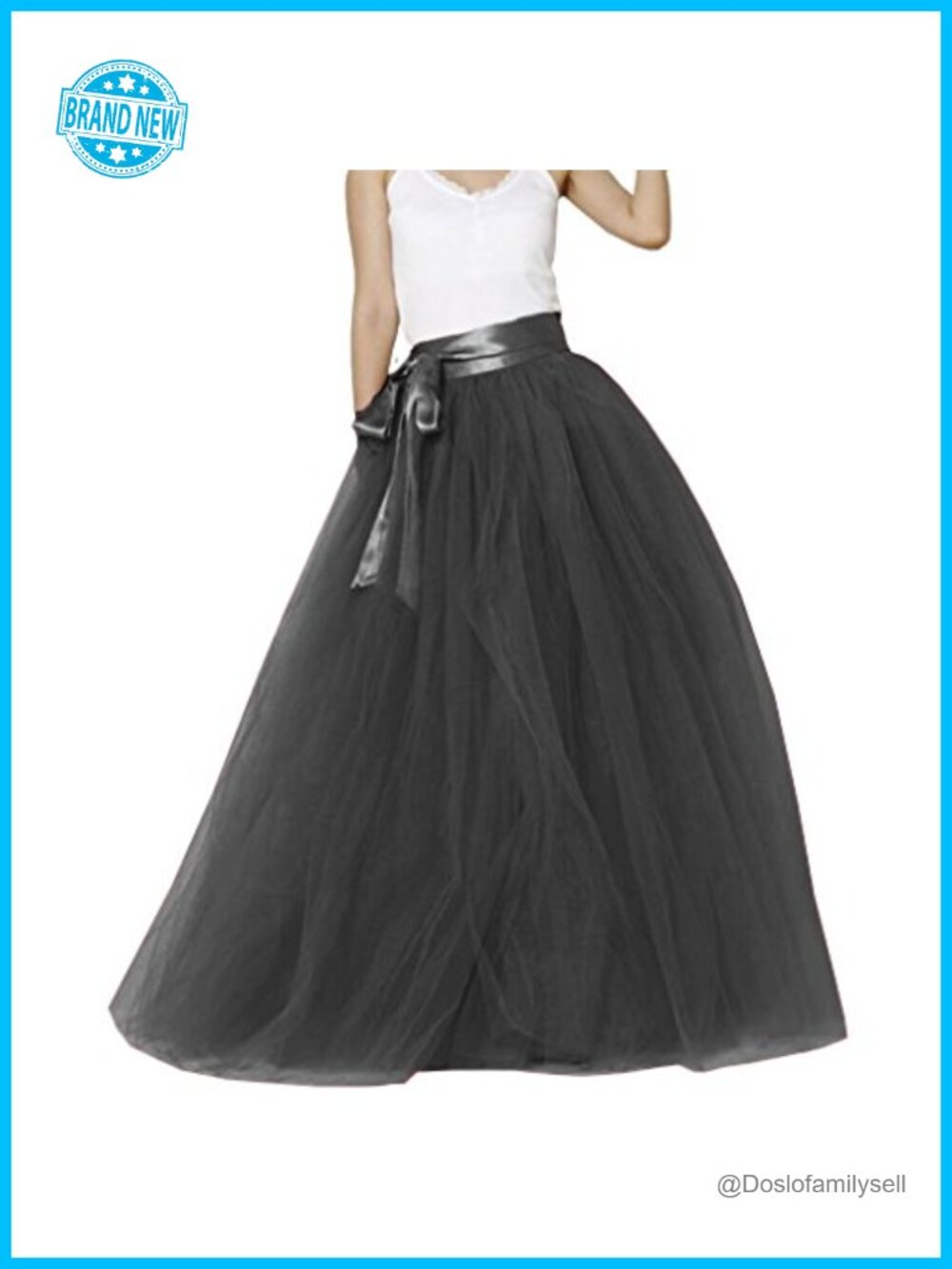 Tulle Tutu Skirt 5-Layer High Rise Dance